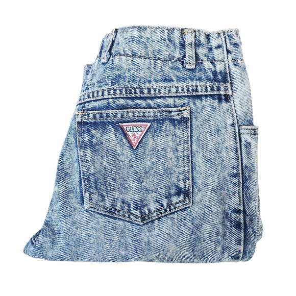 Guess Marciano Vintage Acid Wash Jeans Button Fly High Waisted Made In USA - Picture 7 of 15